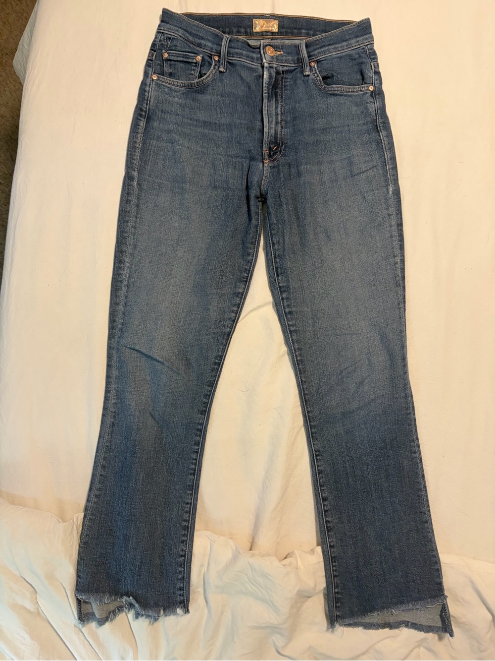 Mother The Insider Crop Fray in Girl Crush Size 27